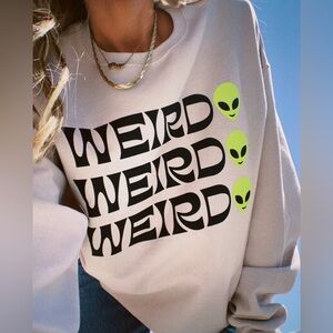 Dressed in LALA | Weirdo Alien Sweatshirt | SZ 2xl/3xl